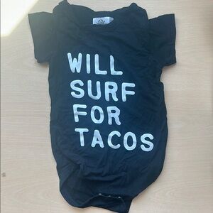 Little Surfer Dude Bamboo Onesie